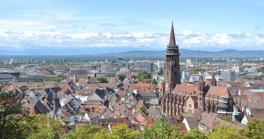 Aussicht auf das Freiburger Münster
